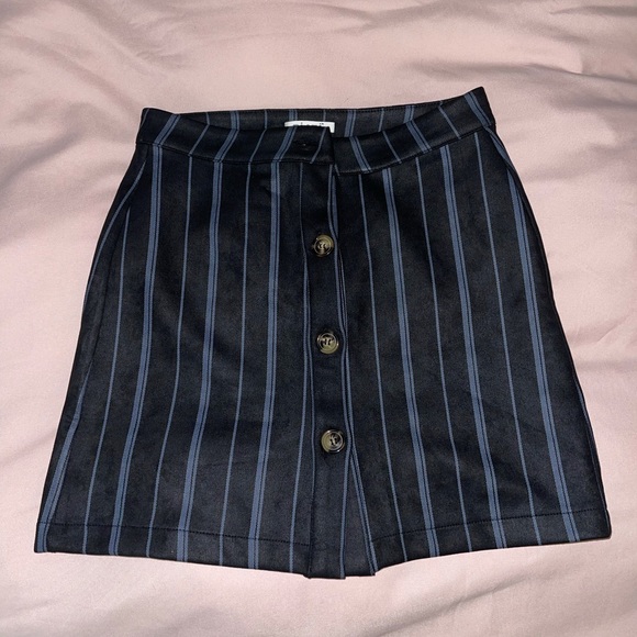 high waist button down skirt - Picture 1 of 3